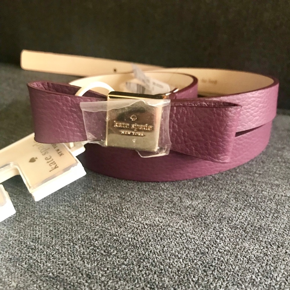 Kate Spade Leather Bow Belt